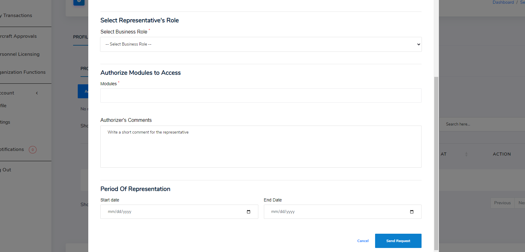 Licensing Profile