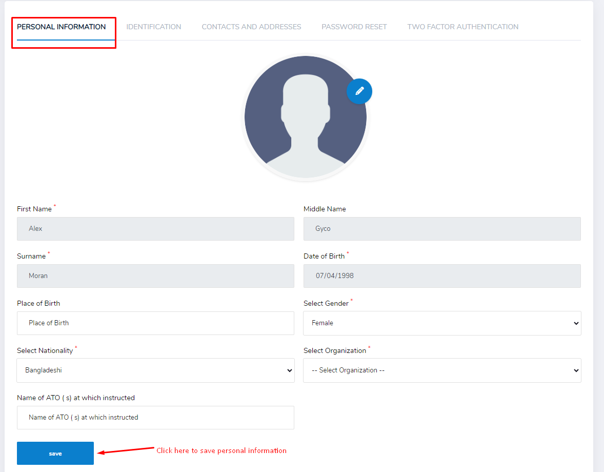 Licensing Profile